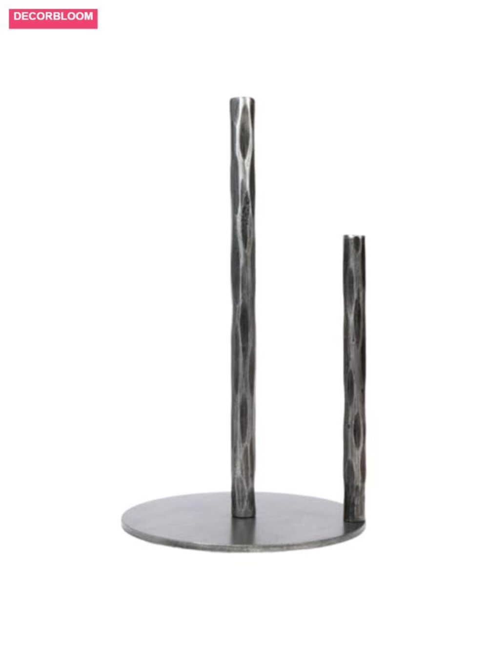 Hand-Forged Carbon Steel Paper Towel Holder Countertop Metal Stand